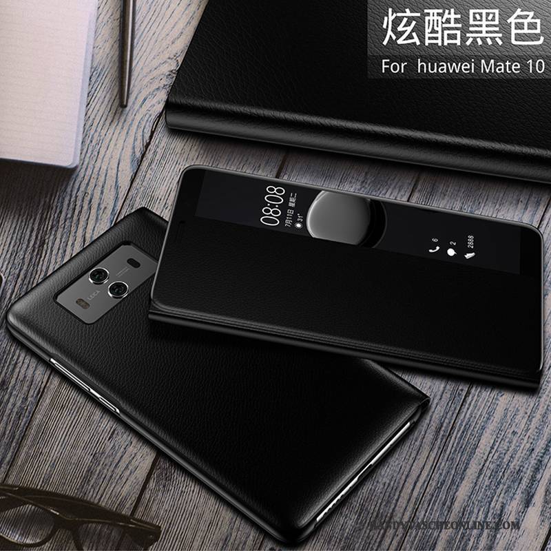 Hülle Huawei Mate 10 Schutz Anti-sturz Handyhüllen, Case Huawei Mate 10 Folio Rosegold