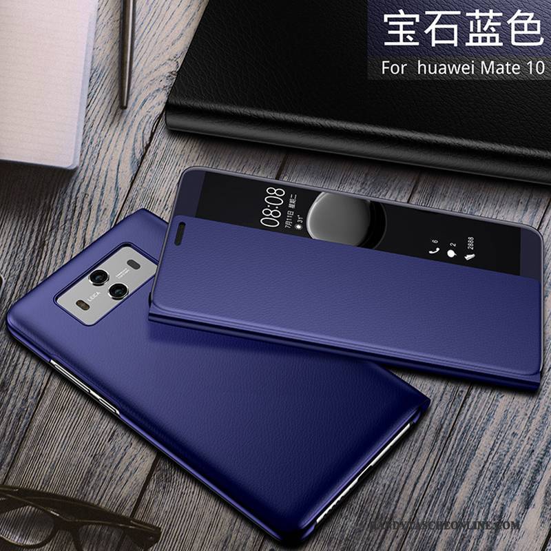 Hülle Huawei Mate 10 Schutz Anti-sturz Handyhüllen, Case Huawei Mate 10 Folio Rosegold