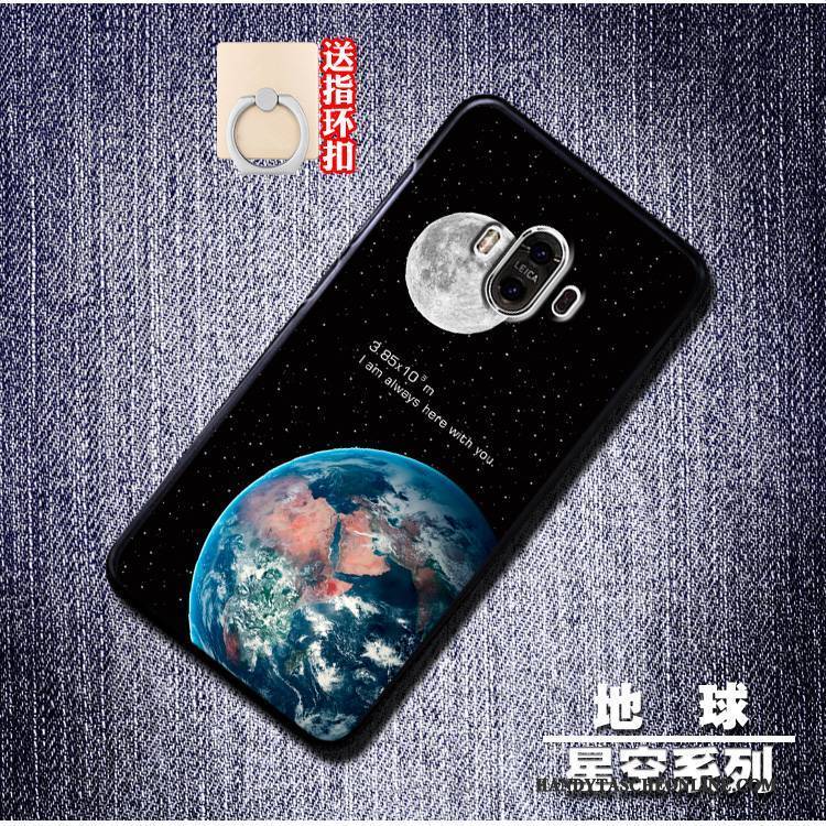 Hülle Huawei Mate 10 Schutz Handyhüllen Hängende Verzierungen, Case Huawei Mate 10 Kreativ Trend Blau