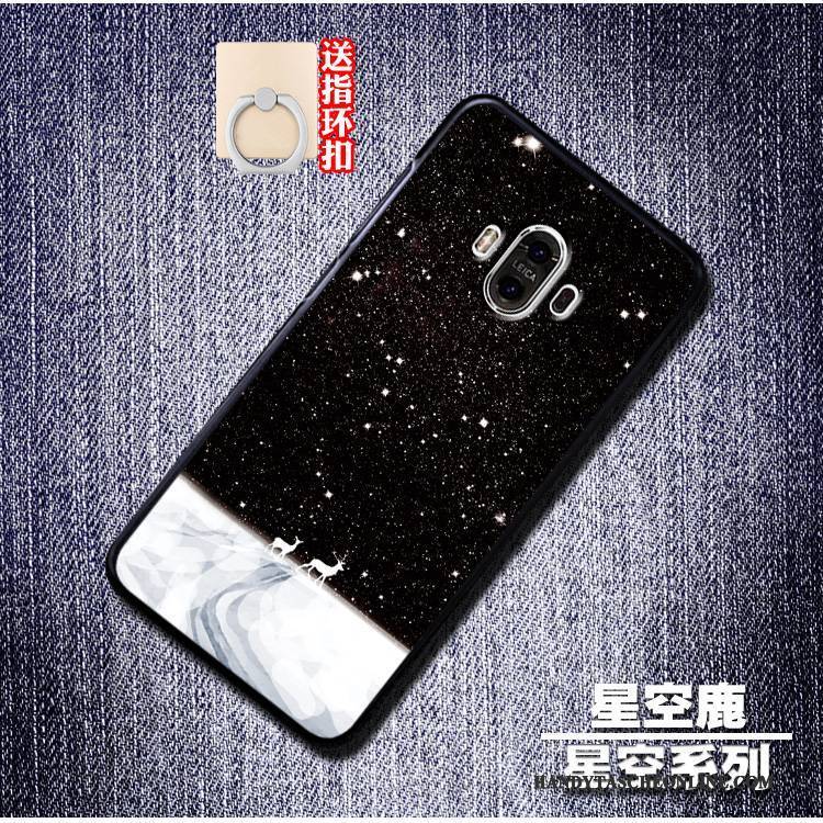 Hülle Huawei Mate 10 Schutz Handyhüllen Hängende Verzierungen, Case Huawei Mate 10 Kreativ Trend Blau