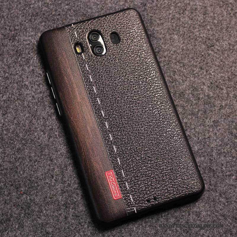Hülle Huawei Mate 10 Schutz Nubuck Persönlichkeit, Case Huawei Mate 10 Farbe Handyhüllen Anti-sturz