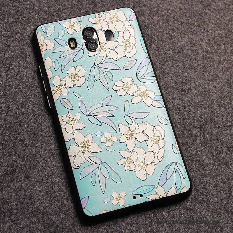 Hülle Huawei Mate 10 Schutz Nubuck Persönlichkeit, Case Huawei Mate 10 Farbe Handyhüllen Anti-sturz