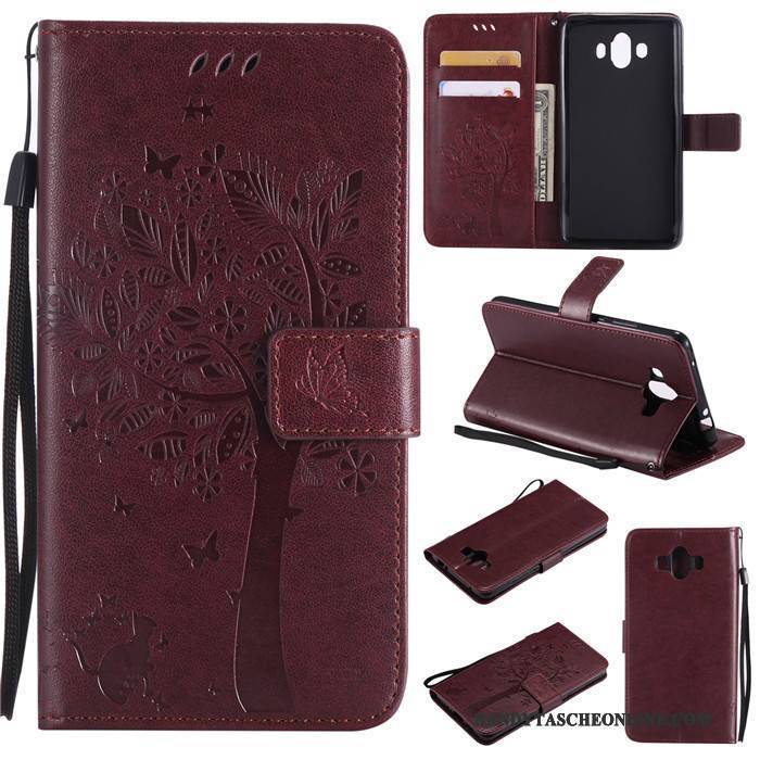 Hülle Huawei Mate 10 Schutz Rot Anti-sturz, Case Huawei Mate 10 Taschen
