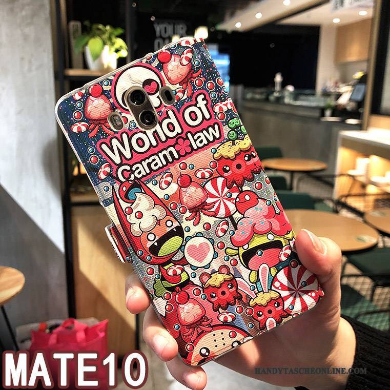 Hülle Huawei Mate 10 Schutz Zubehör Rosa, Case Huawei Mate 10 Kreativ Schlafsaal Trend
