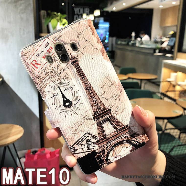 Hülle Huawei Mate 10 Schutz Zubehör Rosa, Case Huawei Mate 10 Kreativ Schlafsaal Trend