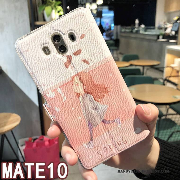 Hülle Huawei Mate 10 Schutz Zubehör Rosa, Case Huawei Mate 10 Kreativ Schlafsaal Trend