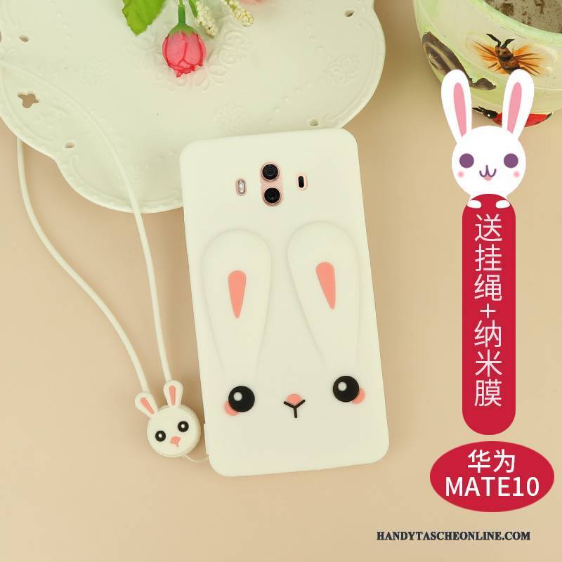 Hülle Huawei Mate 10 Silikon Rosa Anti-sturz, Case Huawei Mate 10 Taschen Persönlichkeit Nette