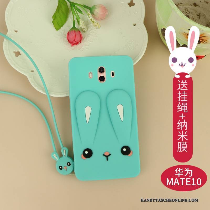 Hülle Huawei Mate 10 Silikon Rosa Anti-sturz, Case Huawei Mate 10 Taschen Persönlichkeit Nette