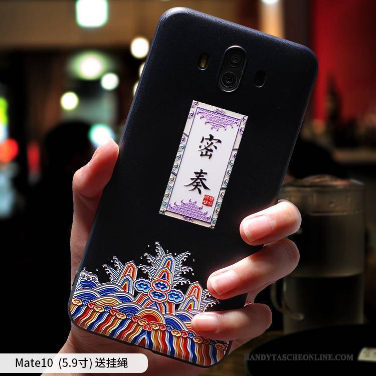 Hülle Huawei Mate 10 Silikon Rosa Anti-sturz, Case Huawei Mate 10 Weiche Trend Liebhaber