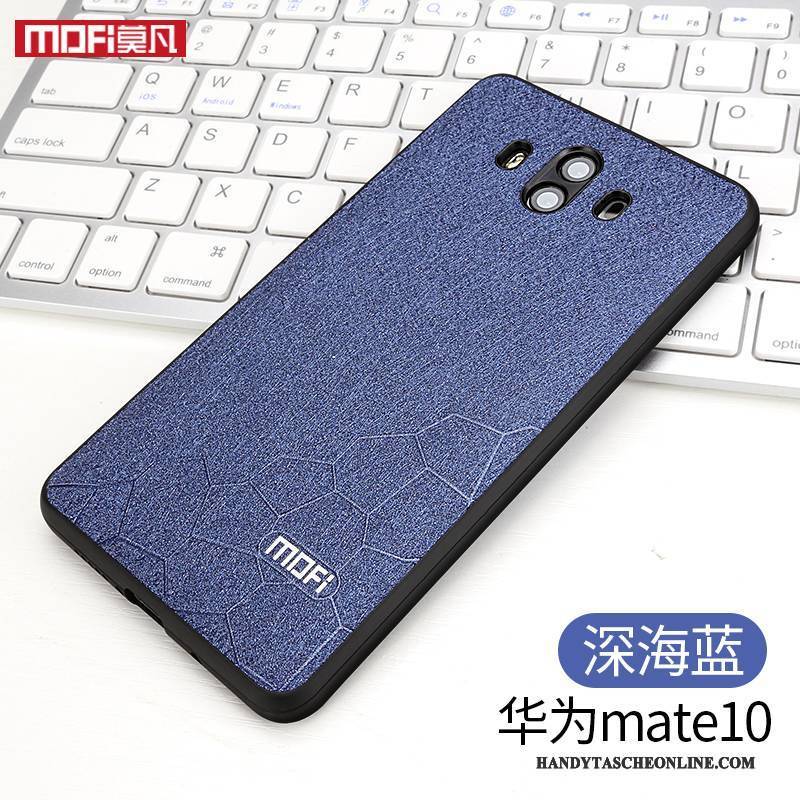 Hülle Huawei Mate 10 Silikon Schwarz Schlank, Case Huawei Mate 10 Schutz Schwer Neu
