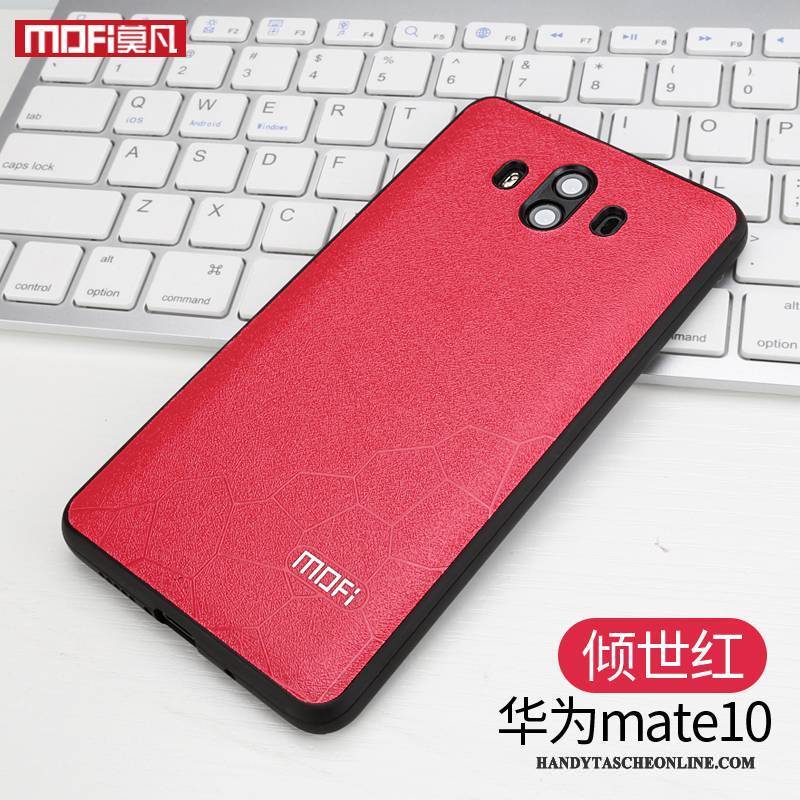 Hülle Huawei Mate 10 Silikon Schwarz Schlank, Case Huawei Mate 10 Schutz Schwer Neu