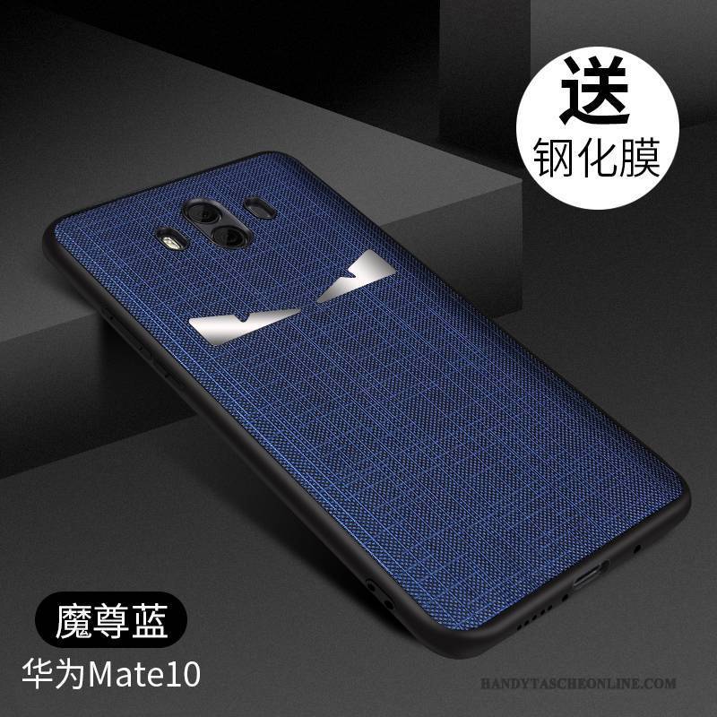 Hülle Huawei Mate 10 Silikon Schwarz Schlank, Case Huawei Mate 10 Schutz Schwer Neu