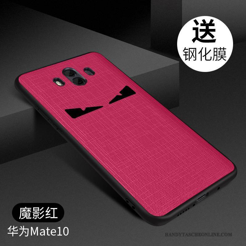 Hülle Huawei Mate 10 Silikon Schwarz Schlank, Case Huawei Mate 10 Schutz Schwer Neu
