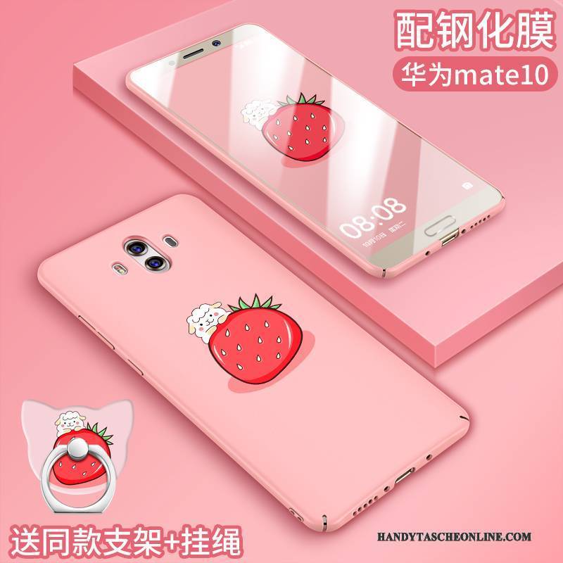 Hülle Huawei Mate 10 Taschen Handyhüllen Grün, Case Huawei Mate 10 Kreativ Persönlichkeit Nette