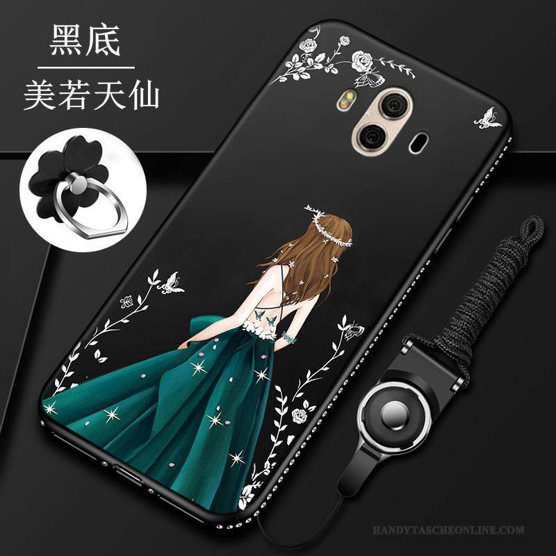 Hülle Huawei Mate 10 Weiche Rot Anti-sturz, Case Huawei Mate 10 Schutz Handyhüllen