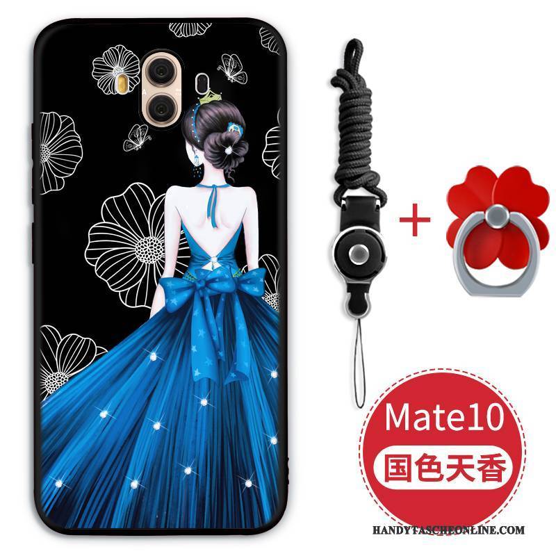 Hülle Huawei Mate 10 Weiche Rot Handyhüllen, Case Huawei Mate 10 Taschen Anti-sturz Trend