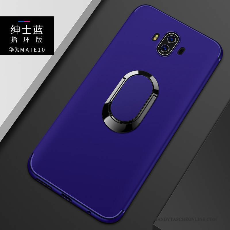Hülle Huawei Mate 10 Weiche Trend Nubuck, Case Huawei Mate 10 Silikon Schwarz Schlank