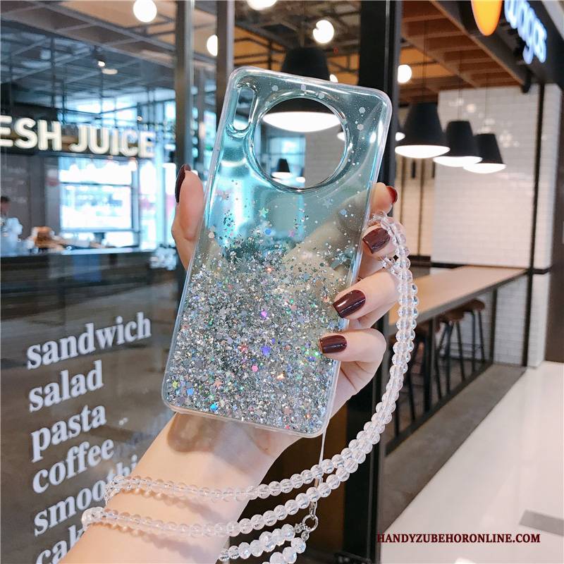 Hülle Huawei Mate 30 Kreativ Einfach Handyhüllen, Case Huawei Mate 30 Schutz Silber Sternenhimmel