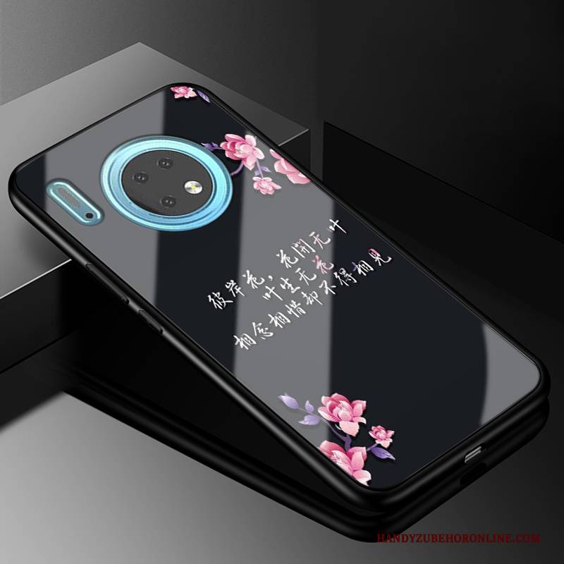 Hülle Huawei Mate 30 Mode Glas Handyhüllen, Case Huawei Mate 30 Taschen Anti-sturz