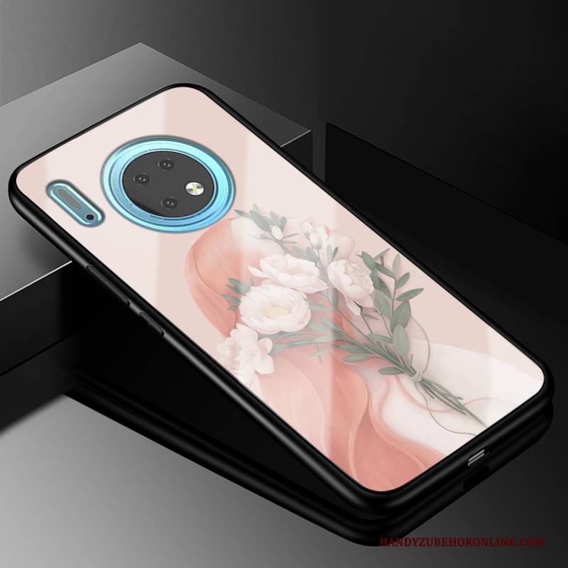 Hülle Huawei Mate 30 Mode Glas Handyhüllen, Case Huawei Mate 30 Taschen Anti-sturz