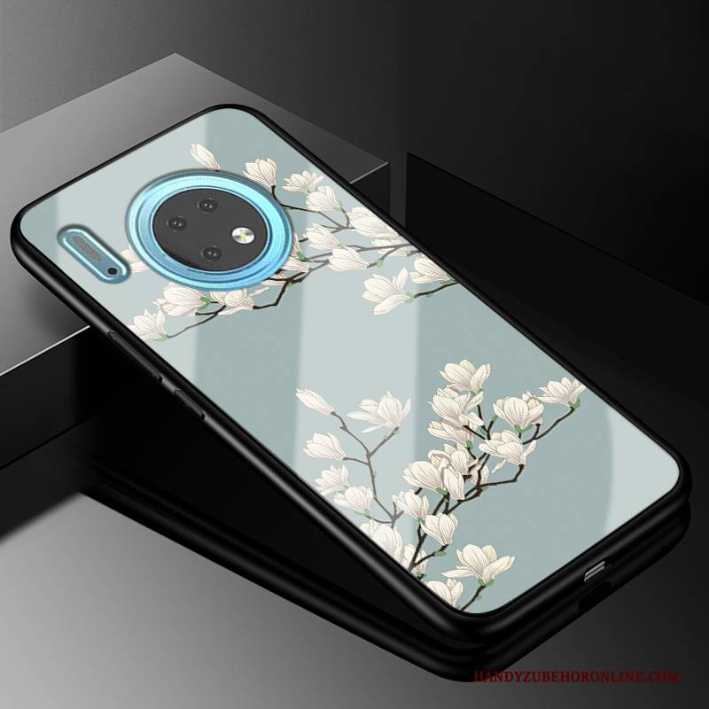 Hülle Huawei Mate 30 Mode Glas Handyhüllen, Case Huawei Mate 30 Taschen Anti-sturz