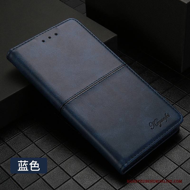 Hülle Huawei Mate 30 Pro Folio Karte Rot, Case Huawei Mate 30 Pro Lederhülle Handyhüllen Anti-sturz