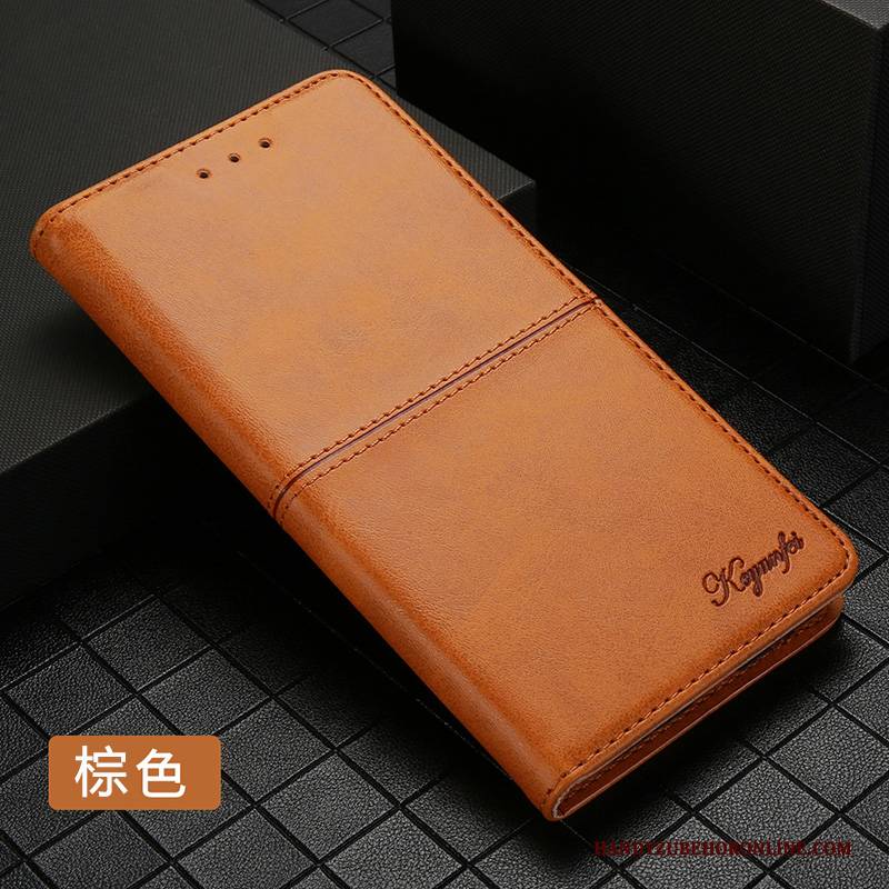 Hülle Huawei Mate 30 Pro Folio Karte Rot, Case Huawei Mate 30 Pro Lederhülle Handyhüllen Anti-sturz