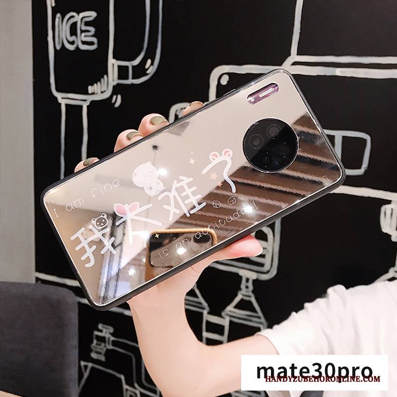 Hülle Huawei Mate 30 Pro Gold Handyhüllen, Case Huawei Mate 30 Pro Netto Rot Anti-sturz