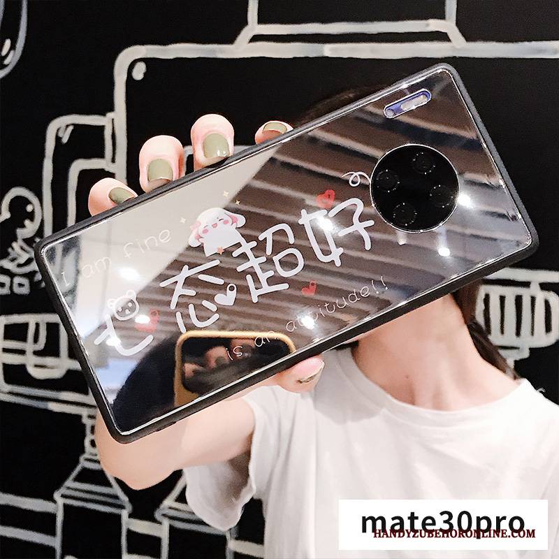 Hülle Huawei Mate 30 Pro Gold Handyhüllen, Case Huawei Mate 30 Pro Netto Rot Anti-sturz