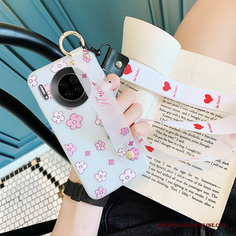 Hülle Huawei Mate 30 Pro Schutz Anti-sturz Weiß, Case Huawei Mate 30 Pro Silikon Transparent Handyhüllen