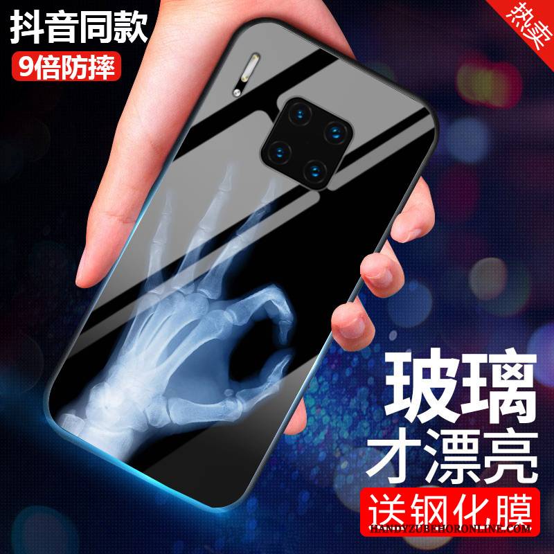 Hülle Huawei Mate 30 Rs Schutz Glas Trend, Case Huawei Mate 30 Rs Netto Rot Handyhüllen