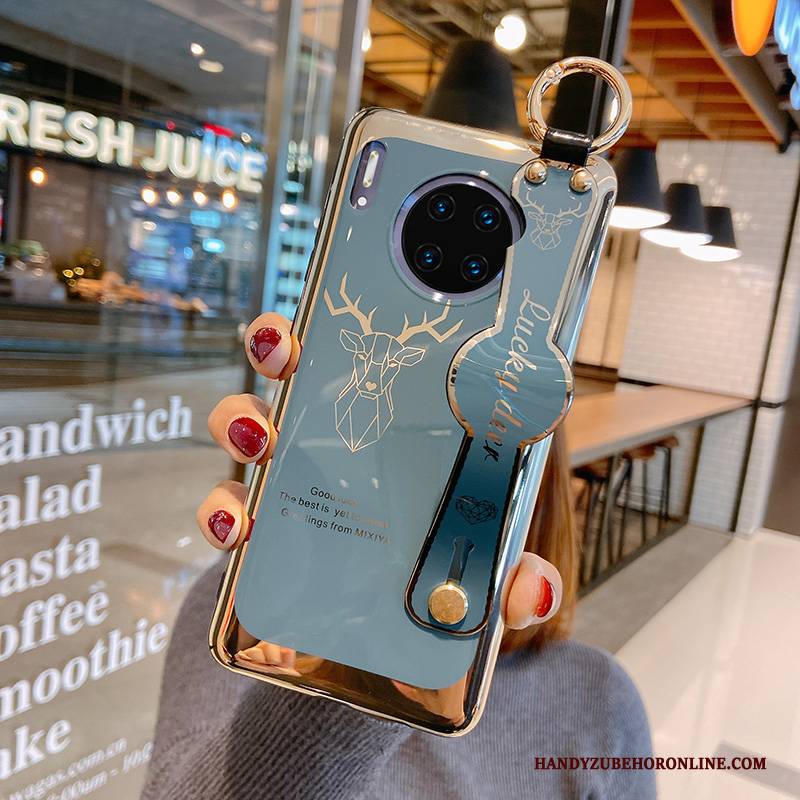 Hülle Huawei Mate 30 Silikon Weihnachten Handyhüllen, Case Huawei Mate 30 Taschen Netto Rot Elch
