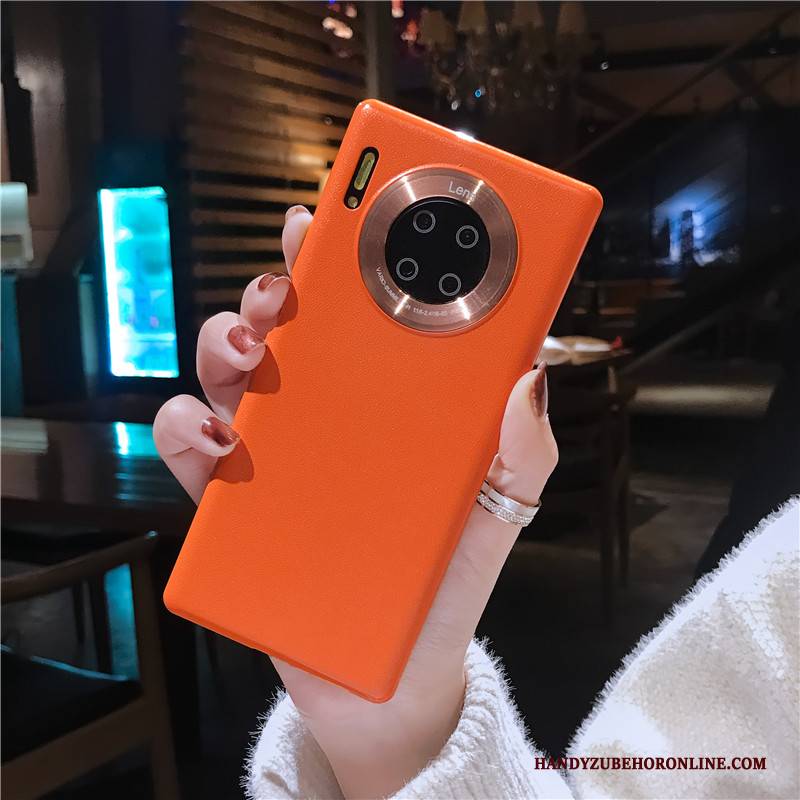 Hülle Huawei Mate 30 Taschen Handyhüllen Einfarbig, Case Huawei Mate 30 Kreativ Anti-sturz High-end