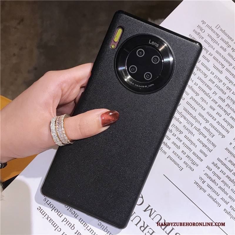 Hülle Huawei Mate 30 Taschen Handyhüllen Einfarbig, Case Huawei Mate 30 Kreativ Anti-sturz High-end