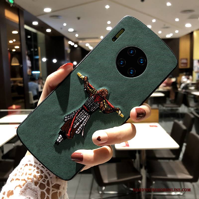 Hülle Huawei Mate 30 Taschen Handyhüllen Trendmarke, Case Huawei Mate 30 Schutz Plüsch Persönlichkeit