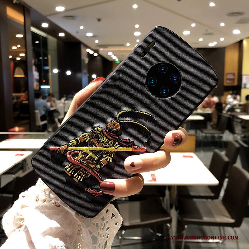 Hülle Huawei Mate 30 Taschen Handyhüllen Trendmarke, Case Huawei Mate 30 Schutz Plüsch Persönlichkeit