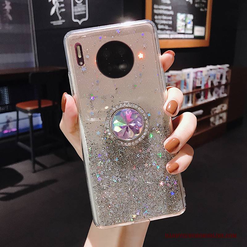 Hülle Huawei Mate 30 Weiche Pulver Ring, Case Huawei Mate 30 Taschen Handyhüllen Neu