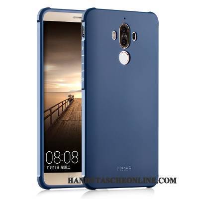 Hülle Huawei Mate 9 Kreativ Einfach Nubuck, Case Huawei Mate 9 Silikon Handyhüllen Schwarz