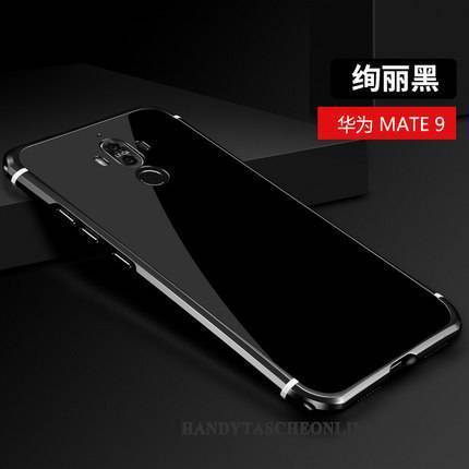 Hülle Huawei Mate 9 Kreativ Handyhüllen Rot, Case Huawei Mate 9 Metall Trendmarke