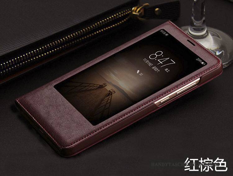Hülle Huawei Mate 9 Lederhülle Handyhüllen Anti-sturz, Case Huawei Mate 9 Taschen Rosegold