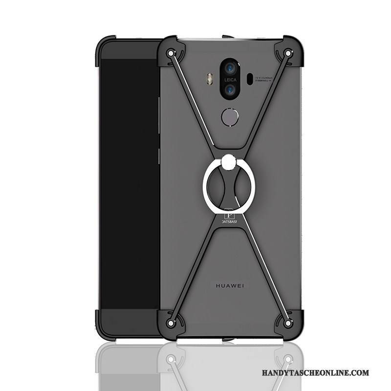Hülle Huawei Mate 9 Metall Grenze Ring, Case Huawei Mate 9 Rosegold Anti-sturz