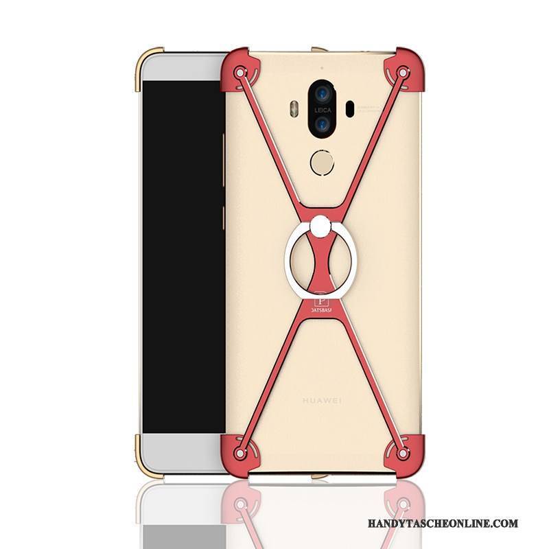 Hülle Huawei Mate 9 Metall Grenze Ring, Case Huawei Mate 9 Rosegold Anti-sturz