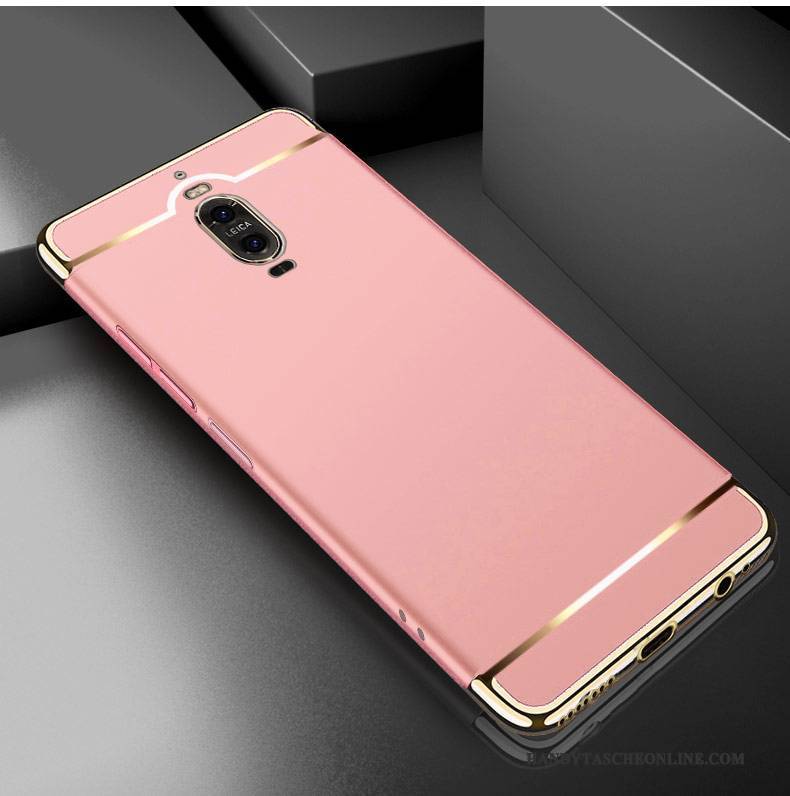 Hülle Huawei Mate 9 Pro Kreativ Persönlichkeit Blau, Case Huawei Mate 9 Pro Metall Grenze