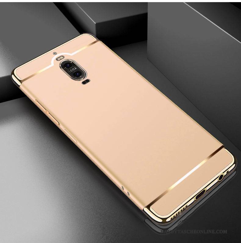 Hülle Huawei Mate 9 Pro Kreativ Persönlichkeit Blau, Case Huawei Mate 9 Pro Metall Grenze