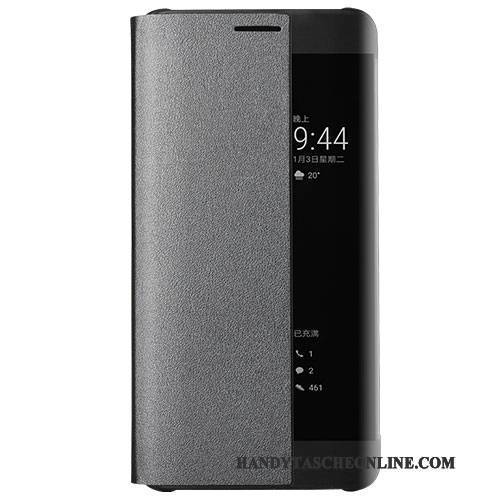 Hülle Huawei Mate 9 Pro Leder Rosa Handyhüllen, Case Huawei Mate 9 Pro Schutz