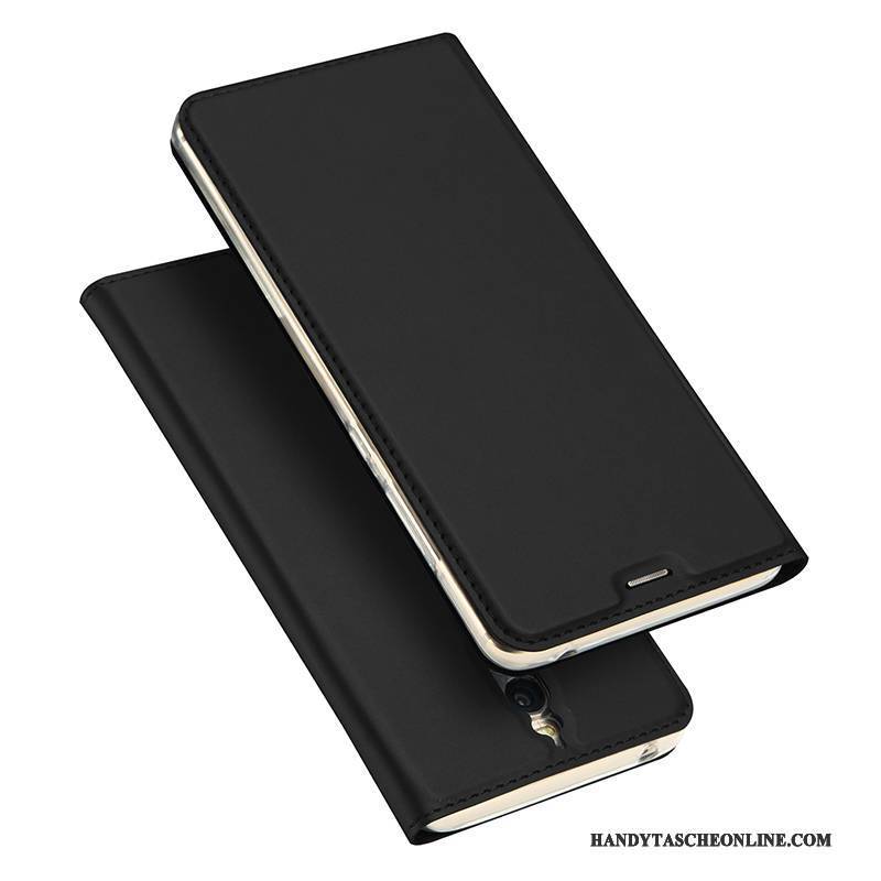 Hülle Huawei Mate 9 Pro Taschen Gold Business, Case Huawei Mate 9 Pro Folio Handyhüllen