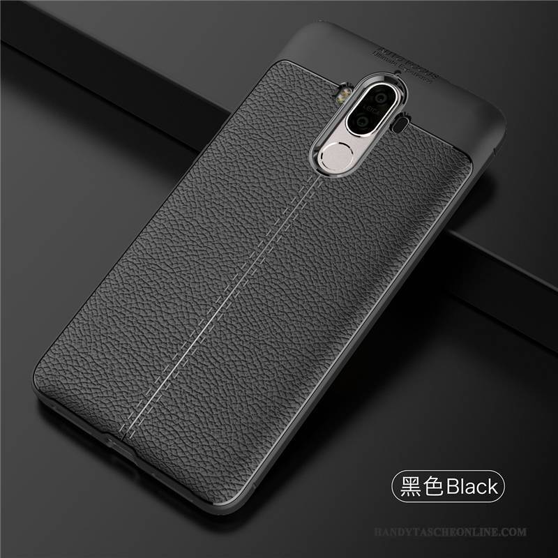 Hülle Huawei Mate 9 Silikon Schwarz Handyhüllen, Case Huawei Mate 9 Taschen Trend Anti-sturz