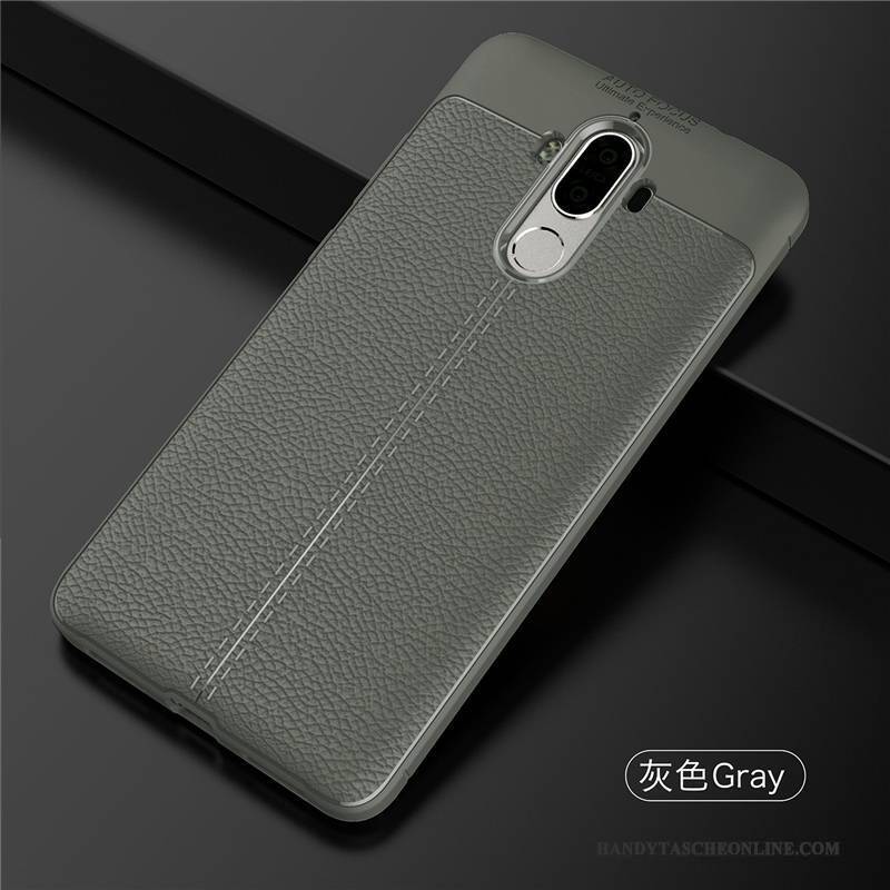 Hülle Huawei Mate 9 Silikon Schwarz Handyhüllen, Case Huawei Mate 9 Taschen Trend Anti-sturz