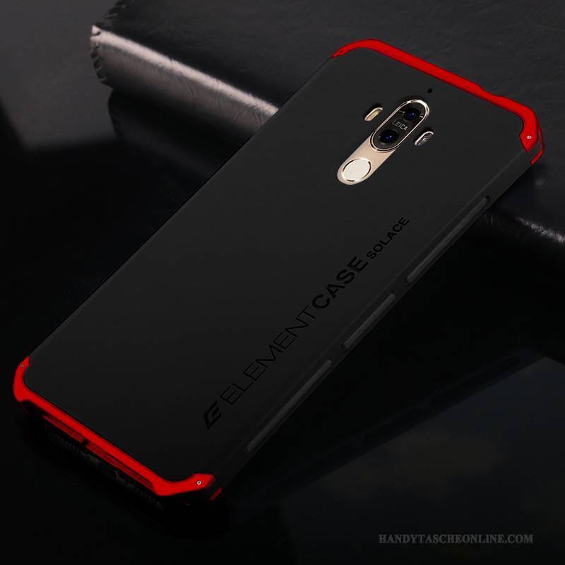 Hülle Huawei Mate 9 Taschen Anti-sturz Schwer, Case Huawei Mate 9 Metall Nubuck Persönlichkeit