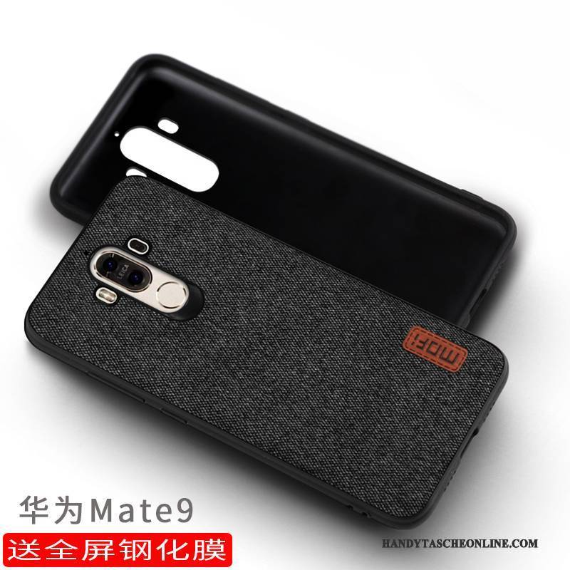 Hülle Huawei Mate 9 Taschen Dunkel Grau, Case Huawei Mate 9 Schutz Handyhüllen Anti-sturz